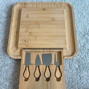 Bamboo Cheese Charcuterie Board